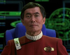 Sulu in command white